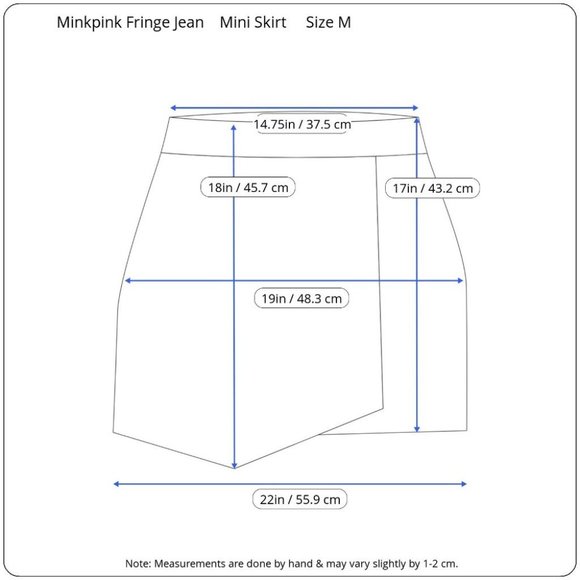 Minkpink Fringe Jean Mini Skirt 🎉HOST PICK🎉 - Picture 15 of 16